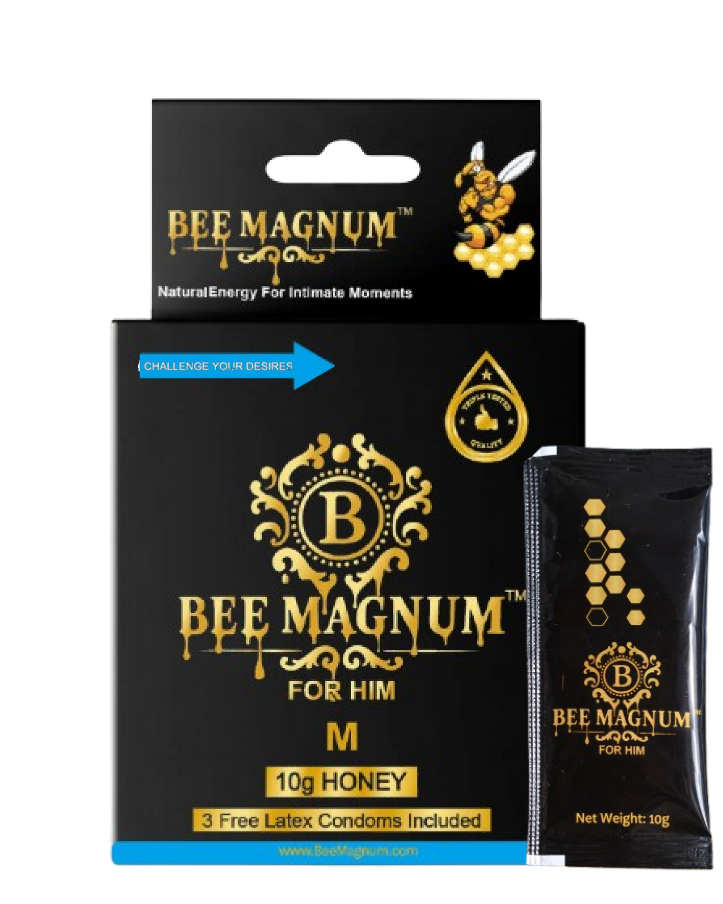 Bee Magnum M Honey - Balanced Energy. Natural Confidence. 🍃