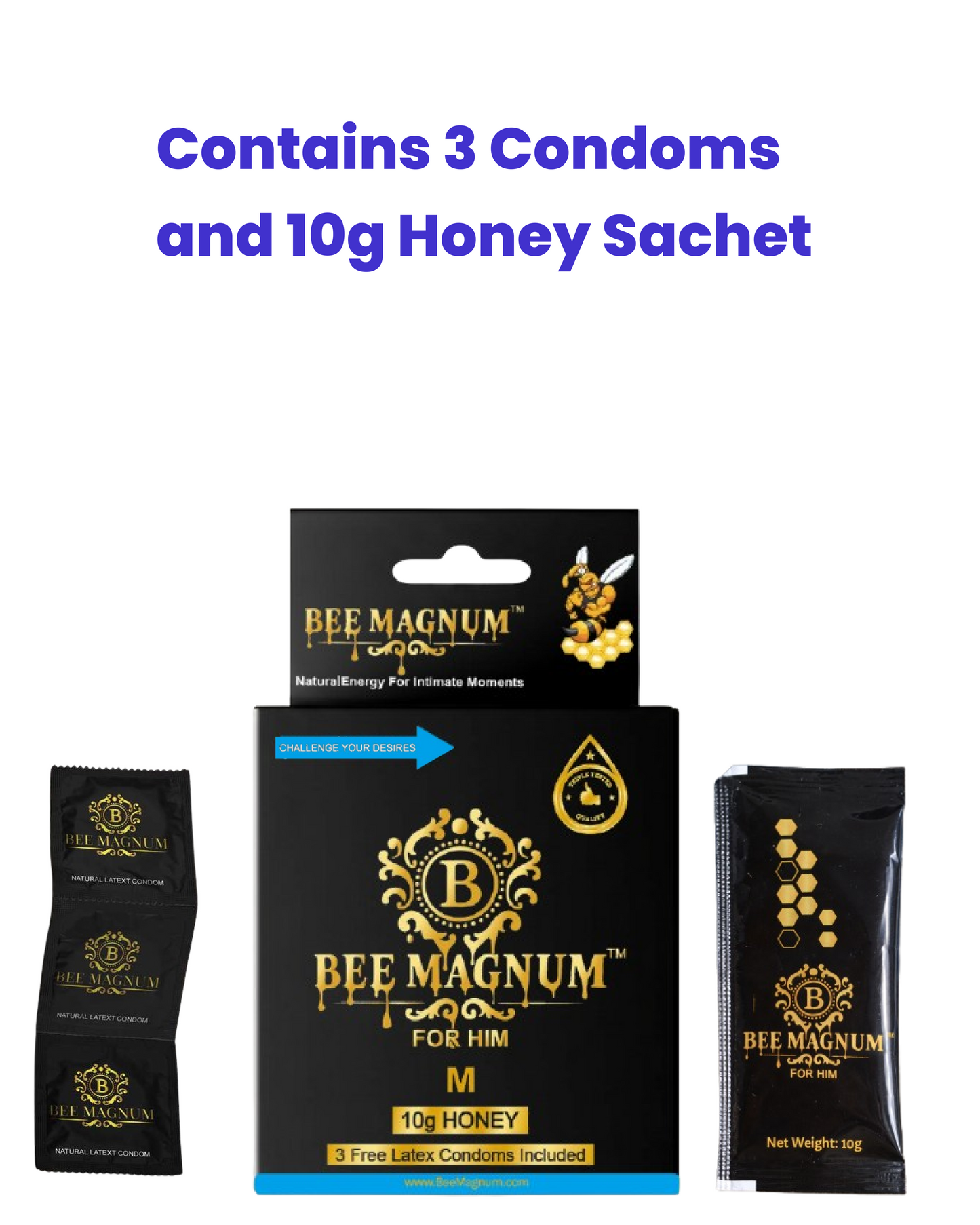 Bee Magnum M Honey - Balanced Energy. Natural Confidence. 🍃
