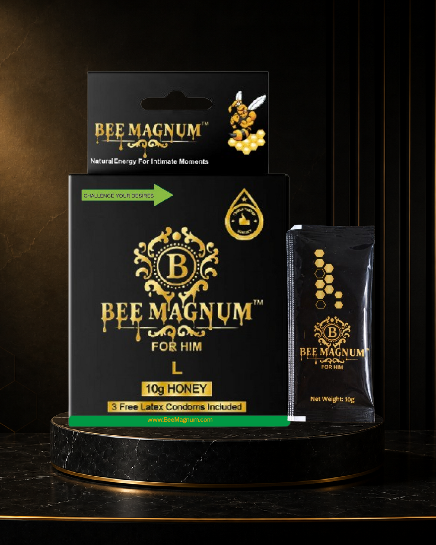 Bee Magnum L Honey - Crafted for a Better Experience