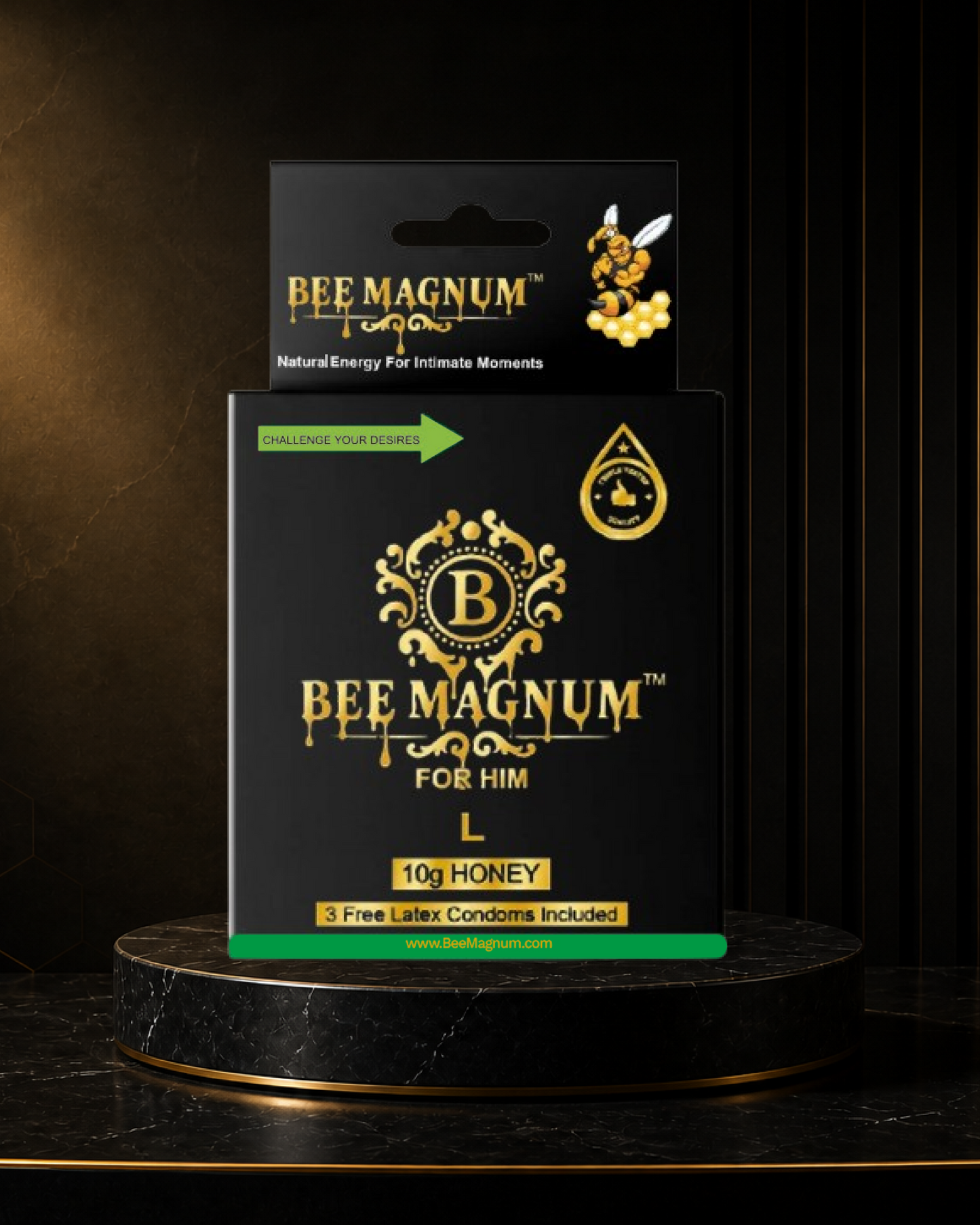 Bee Magnum L Honey - Crafted for a Better Experience