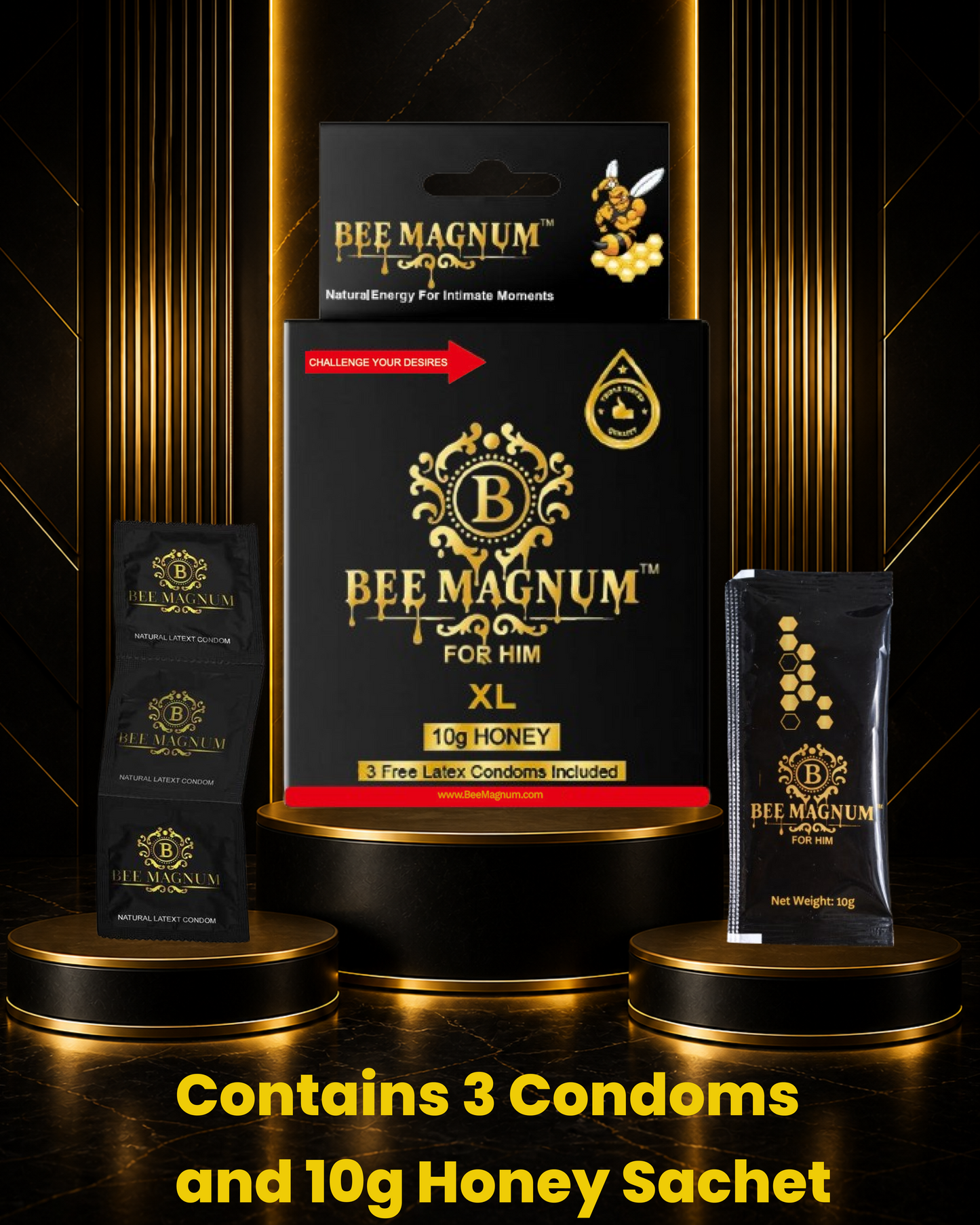 Bee Magnum XL Honey - Power. Performance. Control.