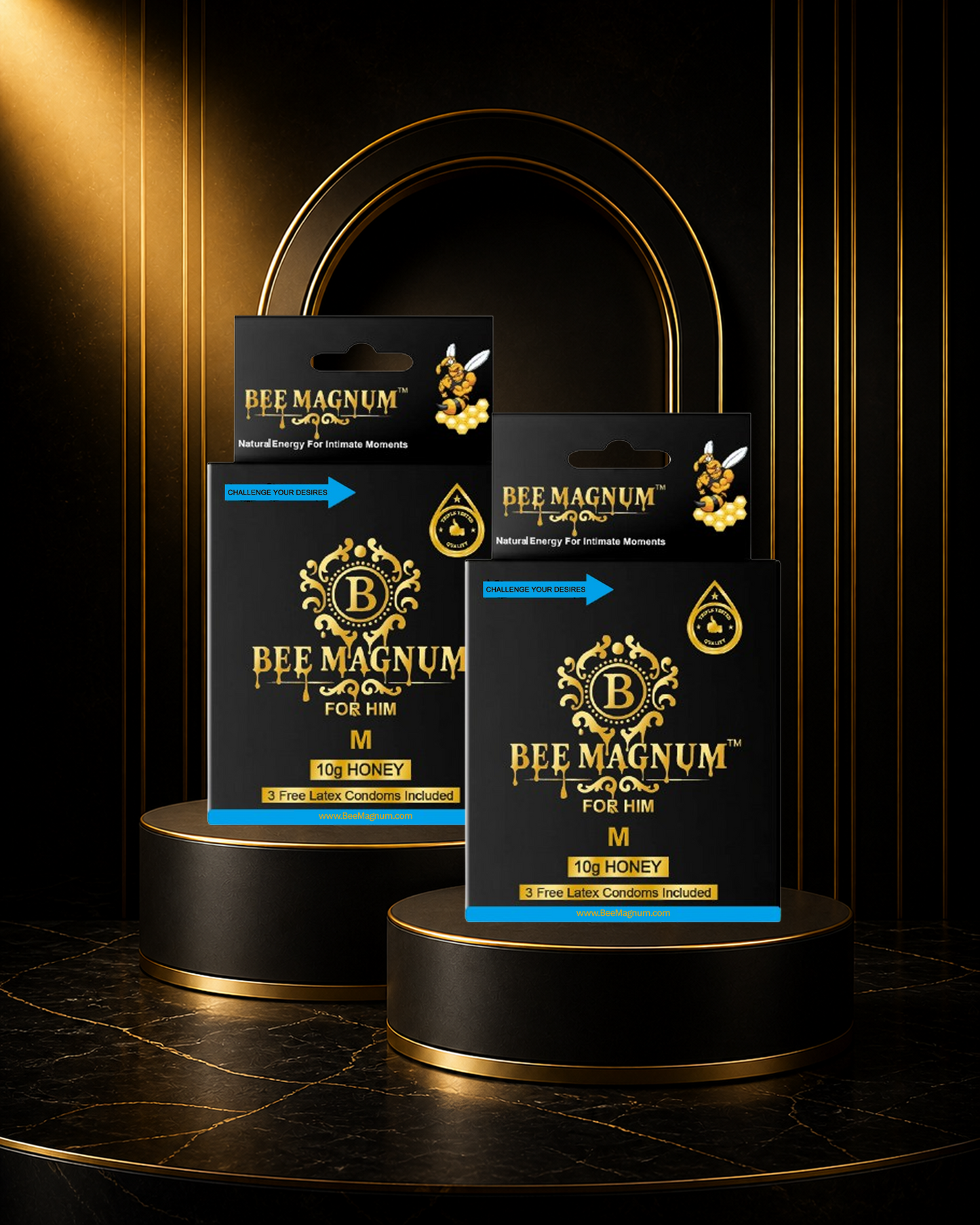 Bee Magnum M Honey - Balanced Energy. Natural Confidence.