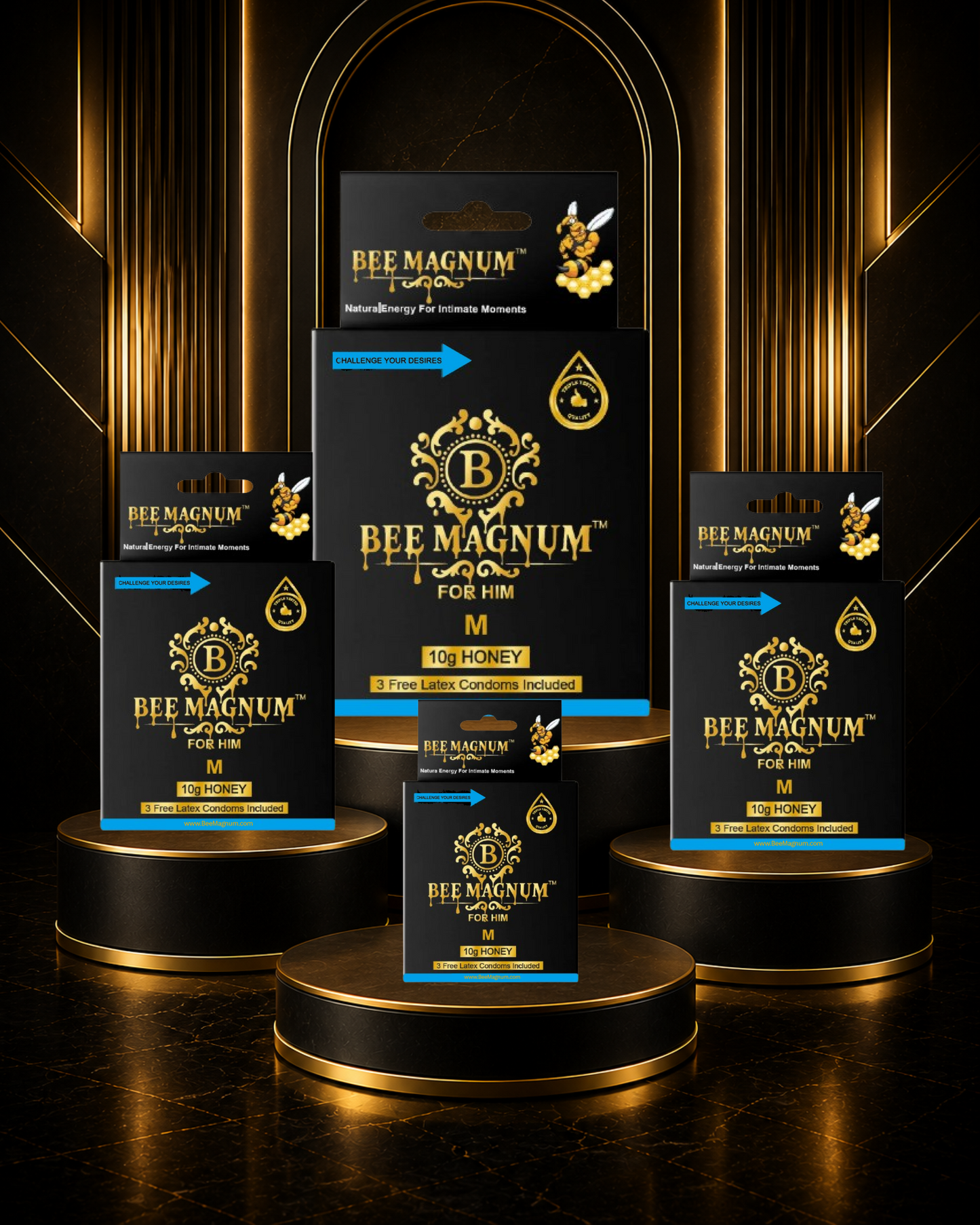 Bee Magnum M Honey - Balanced Energy. Natural Confidence.