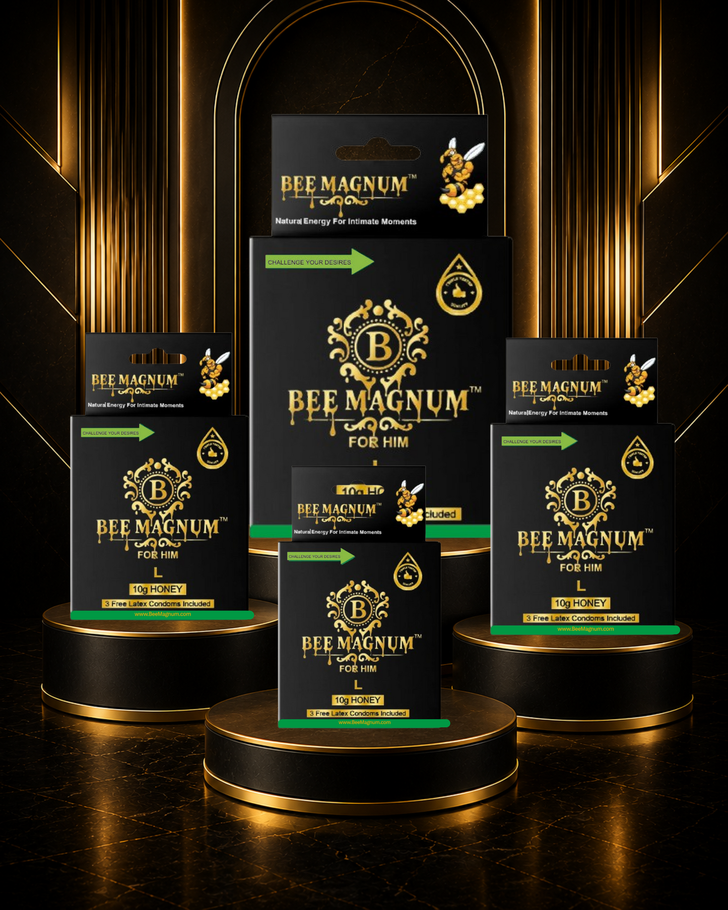 Bee Magnum L Honey - Crafted for a Better Experience