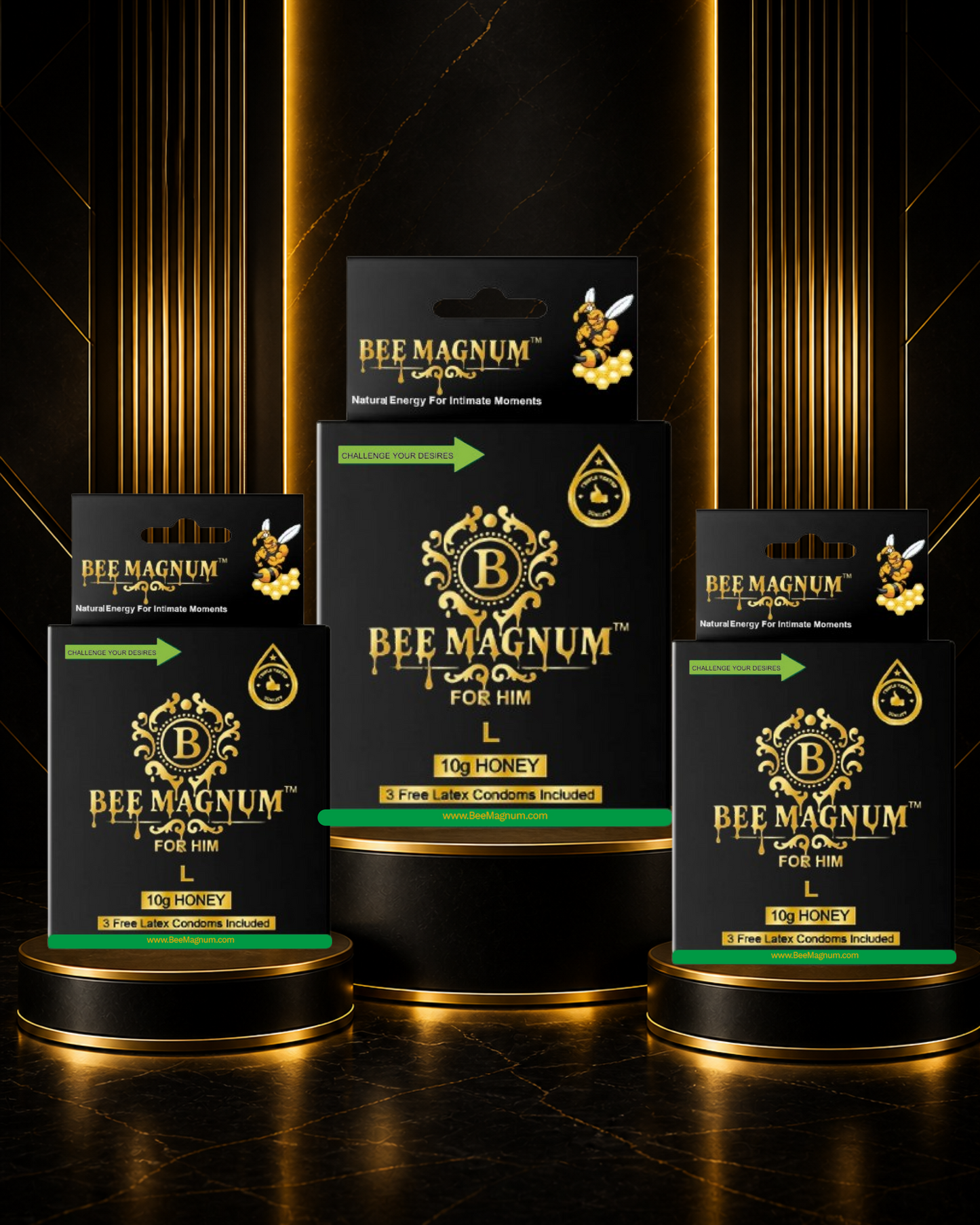 Bee Magnum L Honey - Crafted for a Better Experience
