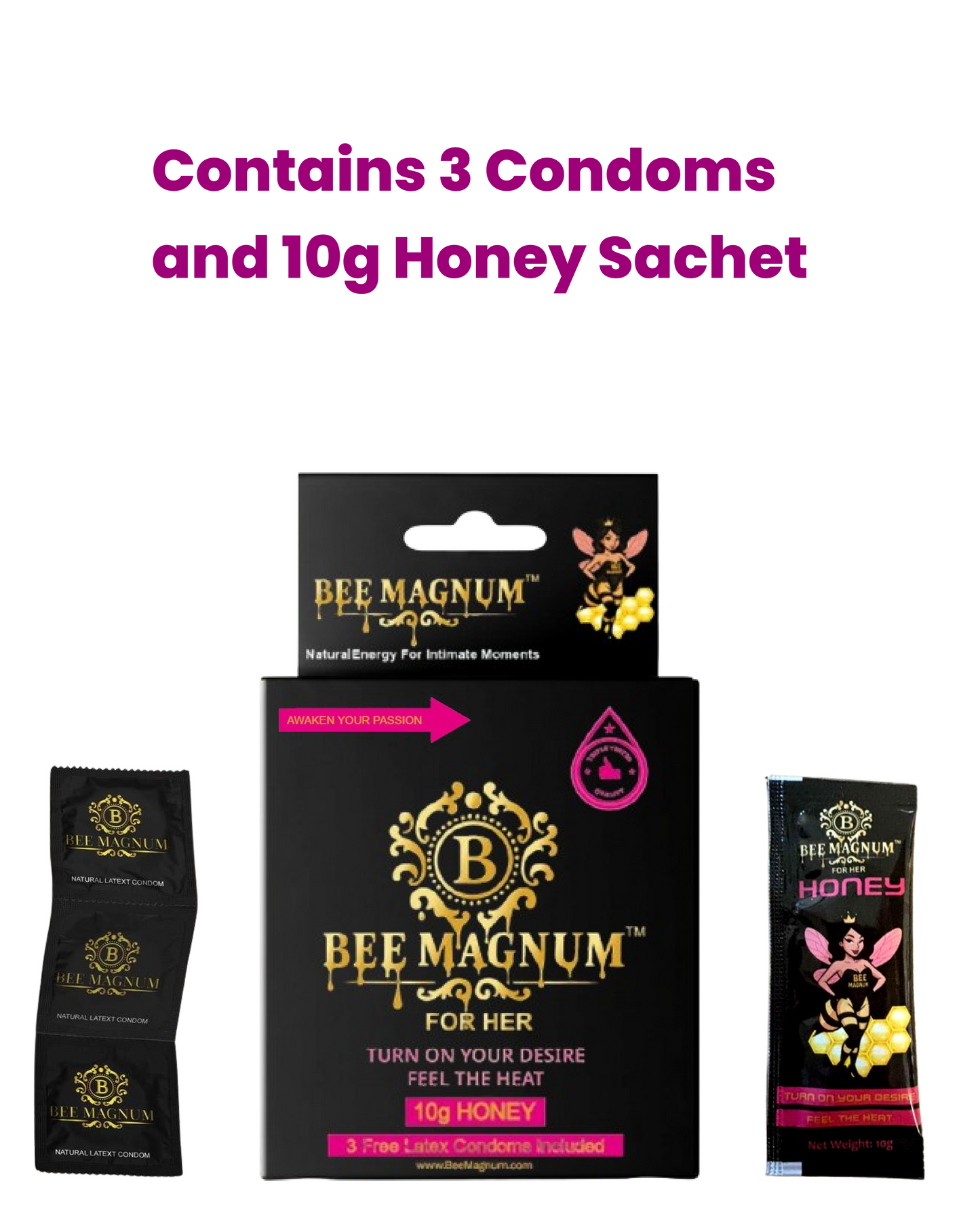 Bee Magnum Honey For Her - Sweet Warmth, Confident You 🌸💖