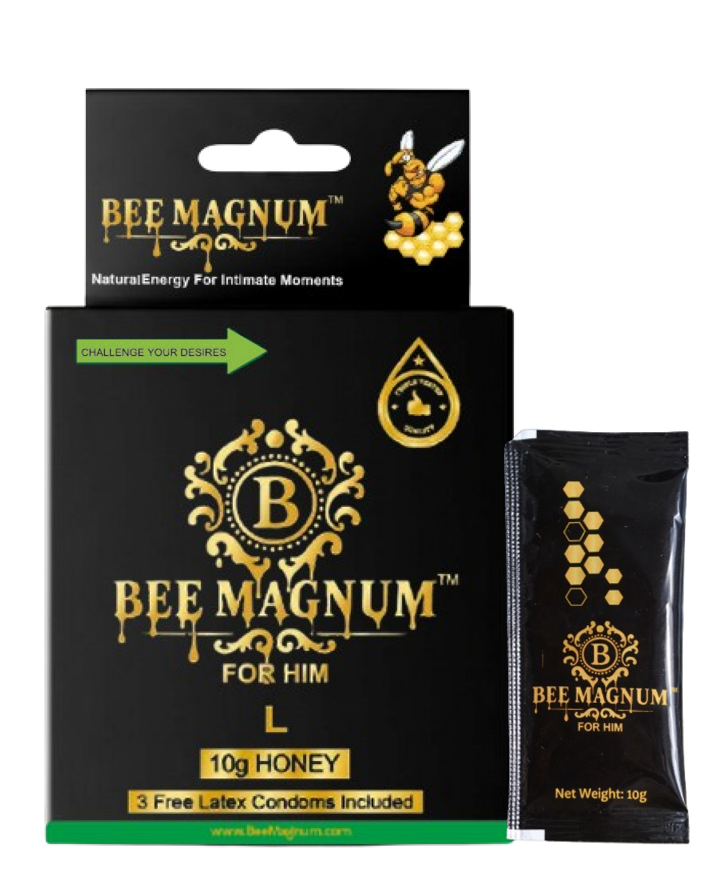 Bee Magnum L Honey - Crafted for a Better Experience 🌿🍯