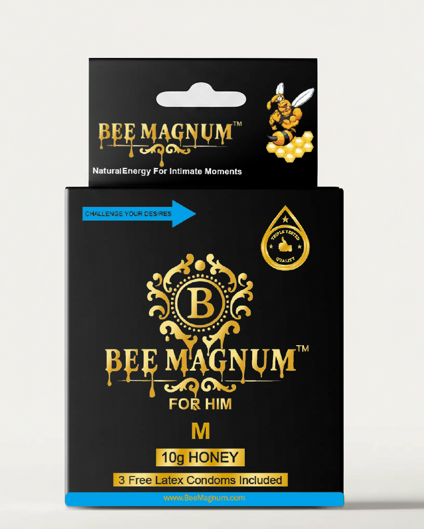 Bee Magnum M Honey - Balanced Energy. Natural Confidence. 🍃